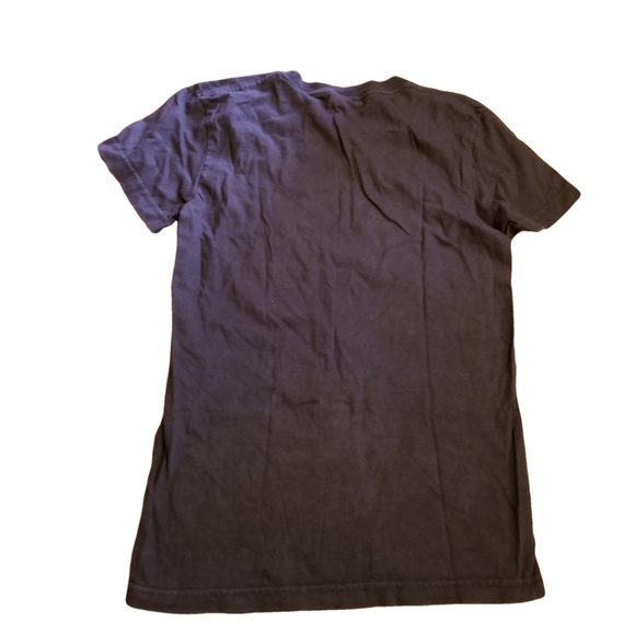 Emo Heart Doodle Jet Plane Fitted T-shirt Size S - Picture 2 of 3